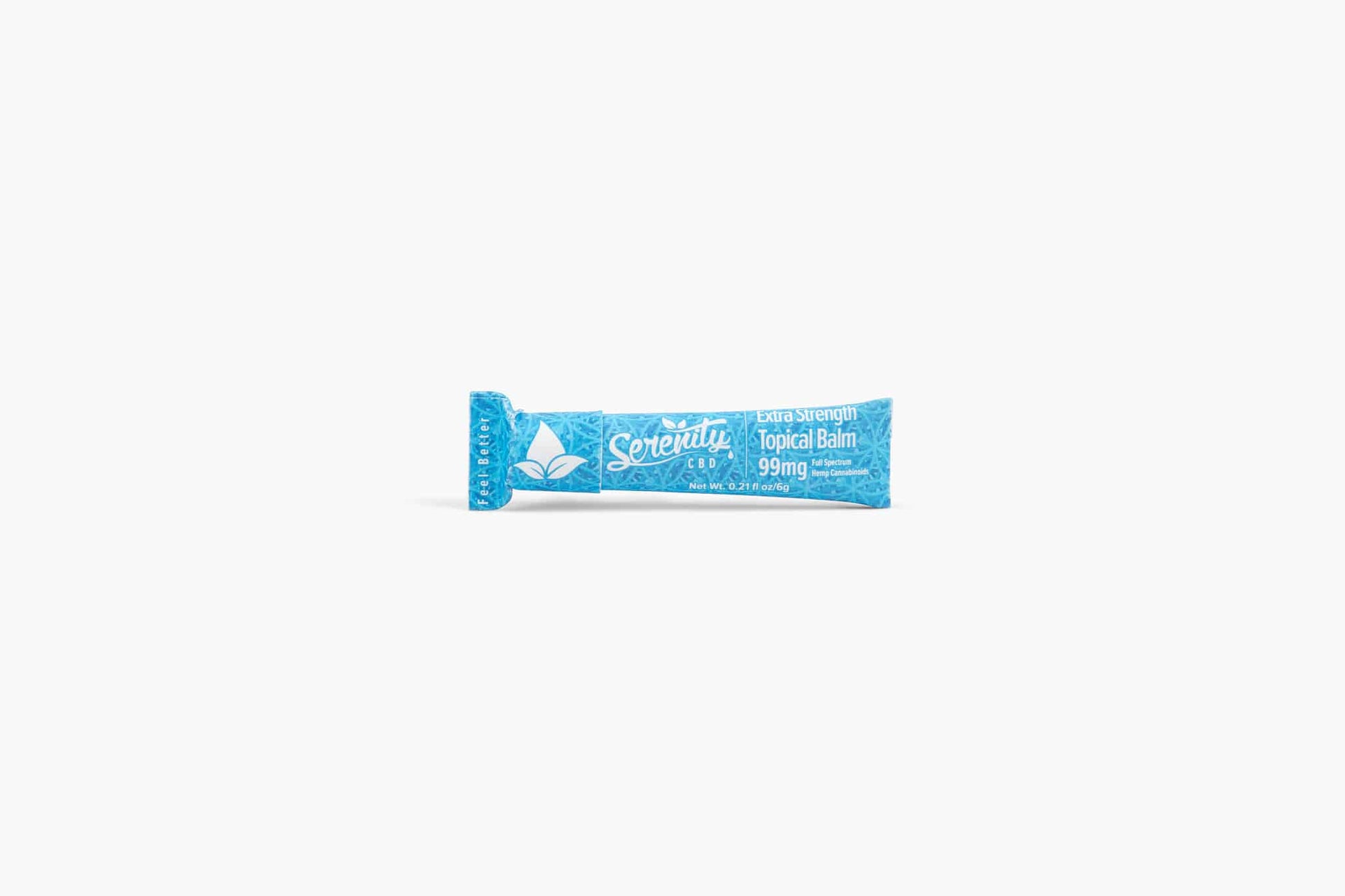 Serenity CBD extra strength topical balm on a clean white surface—highlighting soothing, targeted relief for muscles and joints