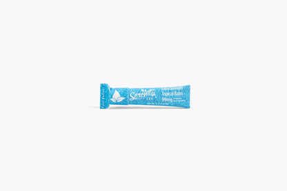 Serenity CBD extra strength topical balm on a clean white surface—highlighting soothing, targeted relief for muscles and joints