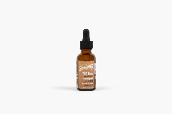 Holistic CBD Oil Tincture THC Free 1500mg | Serenity CBD